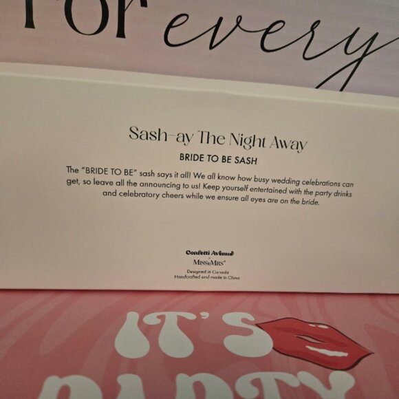 It's party time Miss to Mrs Bridal box. - Picture 8 of 12